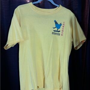Yellow and Blue Graphic Short Sleeve Tee